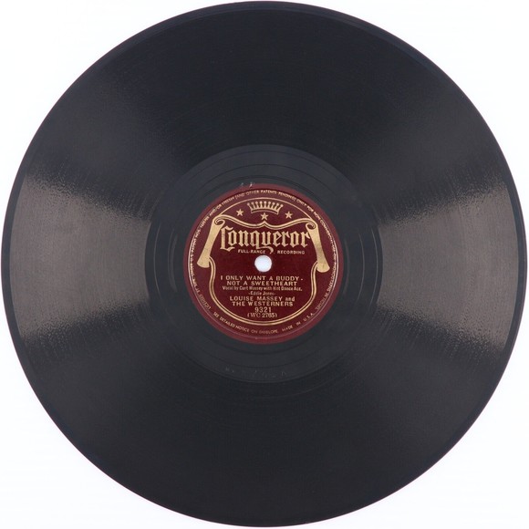 Louise Massey & The Westerners, I Only Want A Buddy/Ragtime Cowboy 78 rpm Record - Picture 2 of 6